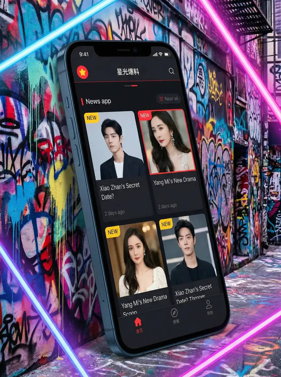 好先生番外篇 APP界面展示 - 掌上吃瓜神器
